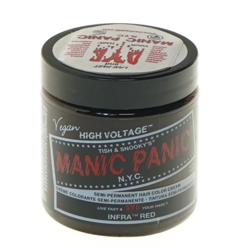 Manic Panic hårfarve creme, Infra Red fra Manic Panic (str. Ø 6 cm længde 6,5 cm)