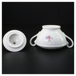 Sukkerskål med låg (str. 16 x 10 x 11 cm)