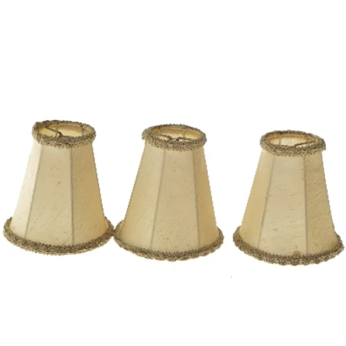 Lampeskærme i stof (str. 11 cm)