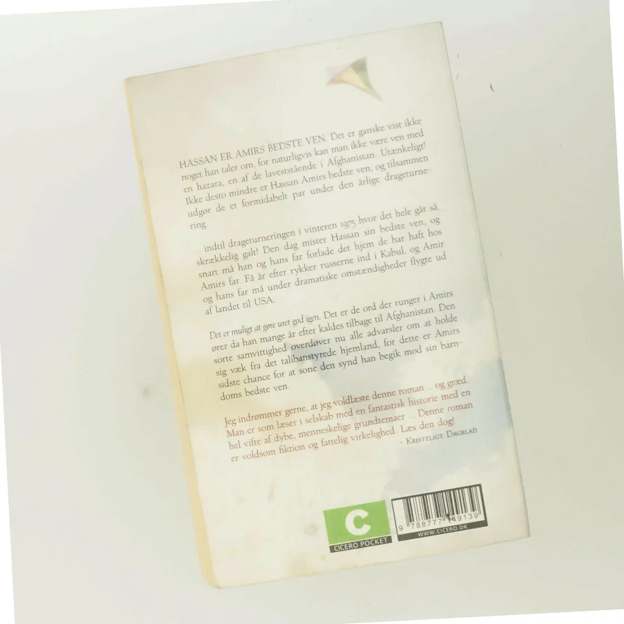 Drageløberen af Khaled Hosseini (Bog)