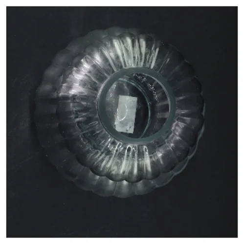 Gennemsigtig glasvase Jysk (str. 16 cm)