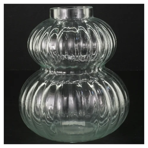 Gennemsigtig glasvase Jysk (str. 16 cm)