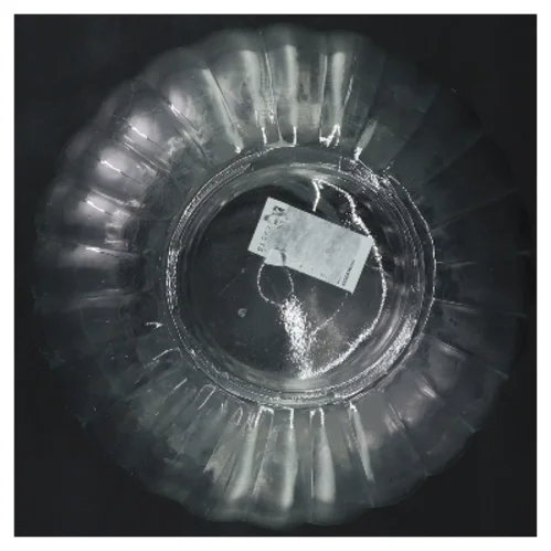 Gennemsigtig glasvase Jysk (str. 16 cm)