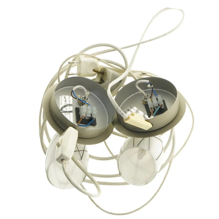 2 Herstal Vægspotlamper med ledning fra Herstal (str. Ø 11,5 cm)