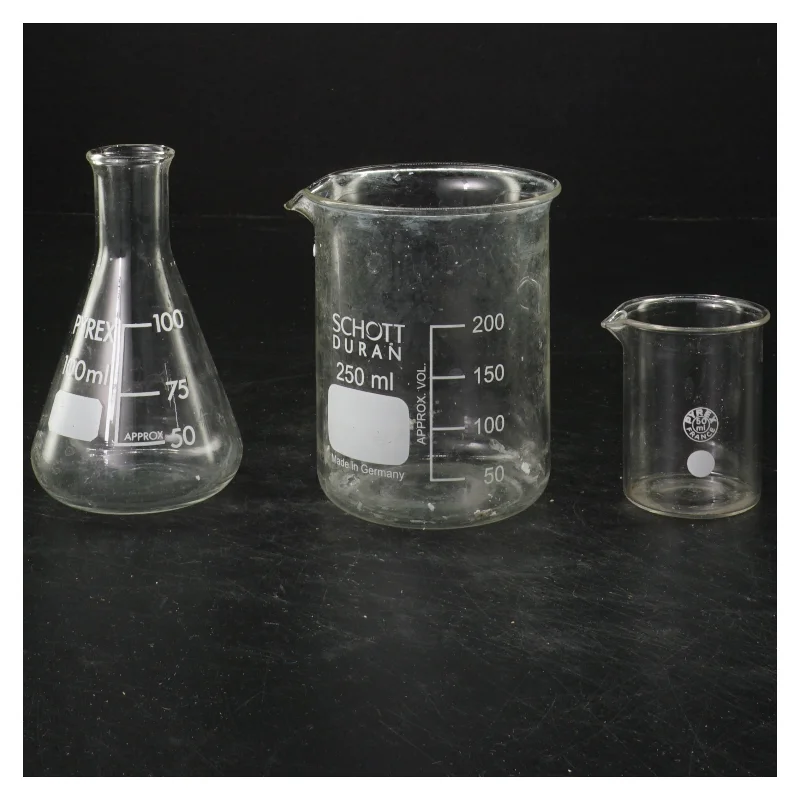 Sæt af laboratorieglas