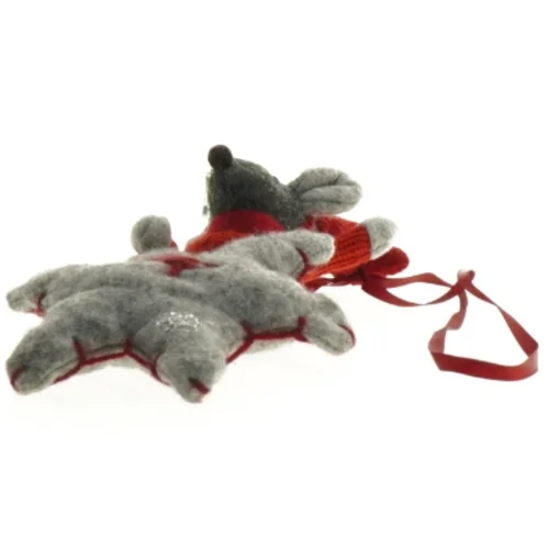 Filtet juleophæng med julemus (str. 21 x 13,5 cm)