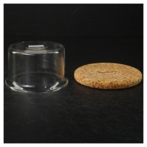 Glasskål med korkbund fra Bodum (str. Ø. 10,5 cm. h 6 cm)