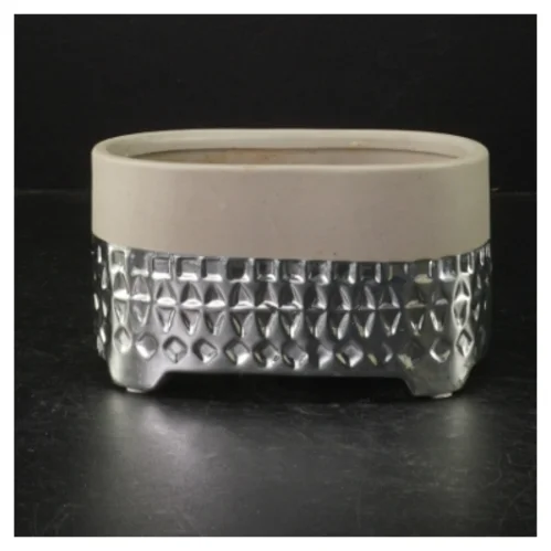 Sølvfarvet skjuler (str. 16 cm)