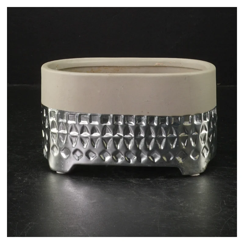 Sølvfarvet skjuler (str. 16 cm)