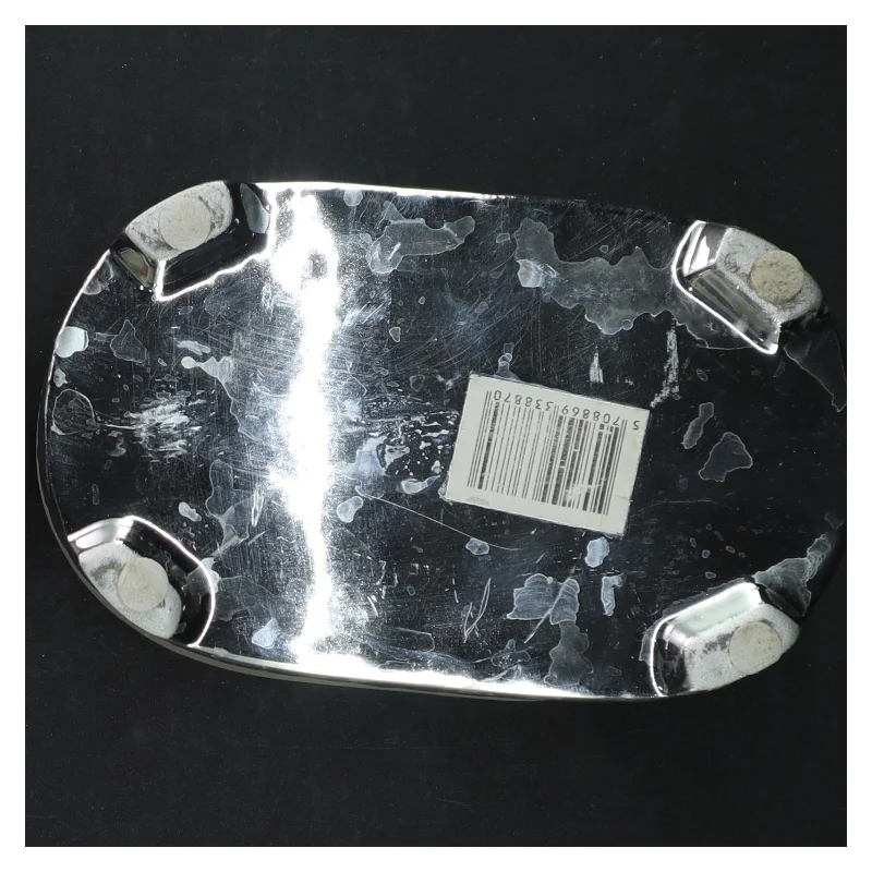 Sølvfarvet skjuler (str. 16 cm)