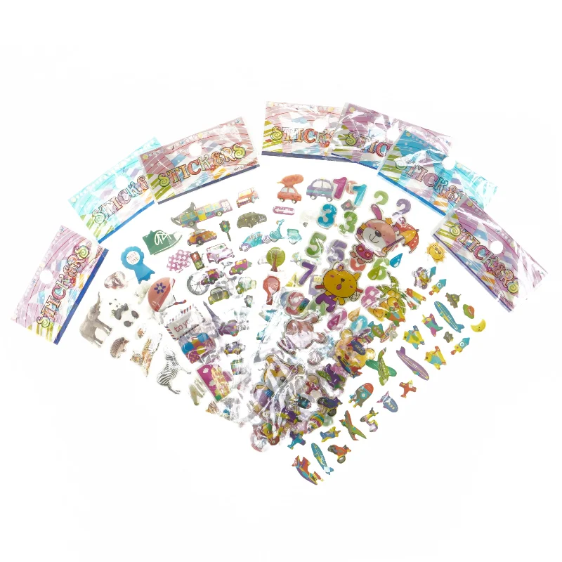 Pakke med klistermærker (str. 7 styk cm)