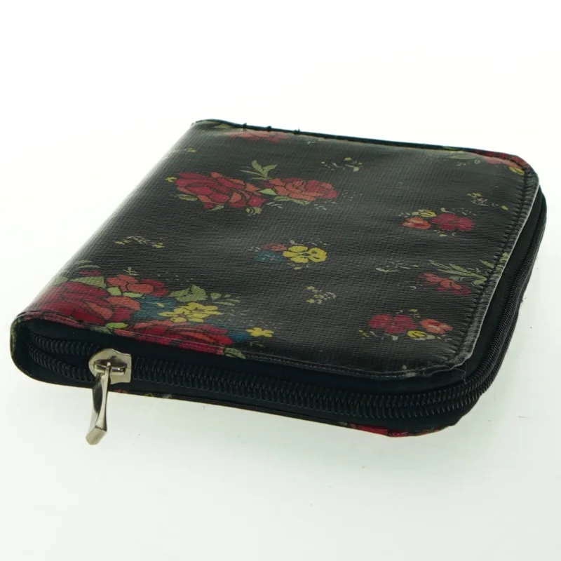 Blomstret tegnebog (str. 21x13 cm)