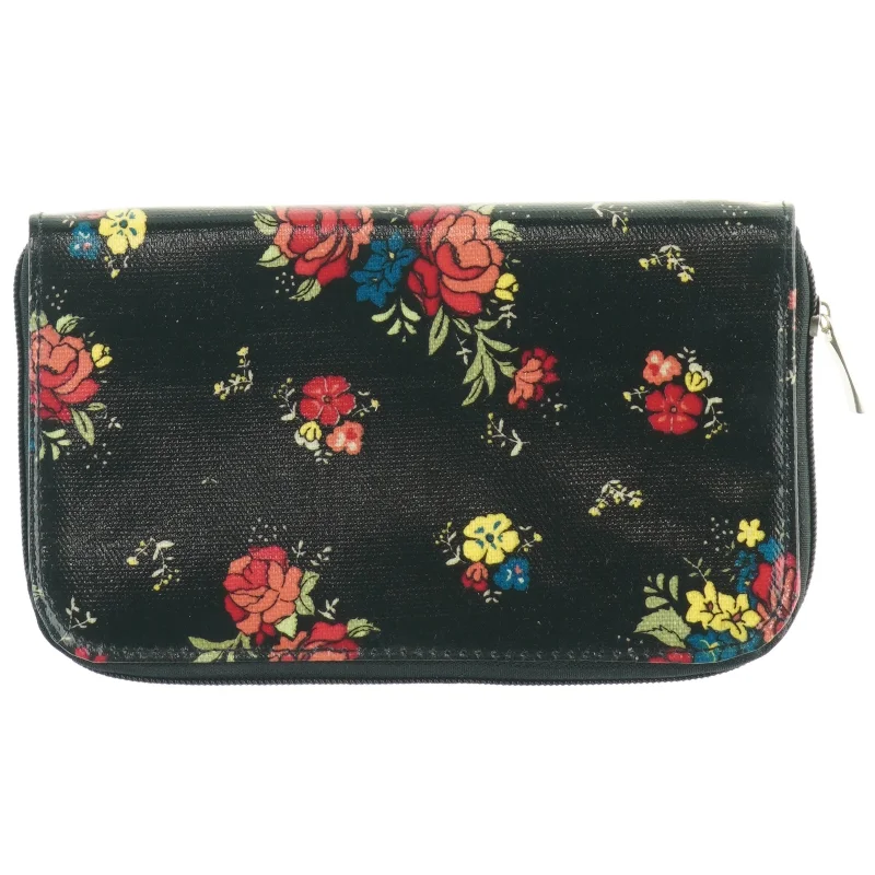 Blomstret tegnebog (str. 21x13 cm)