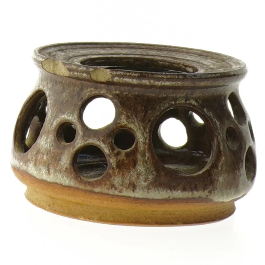 Keramisk fyrfadsstager (str. Ø 10 cm)