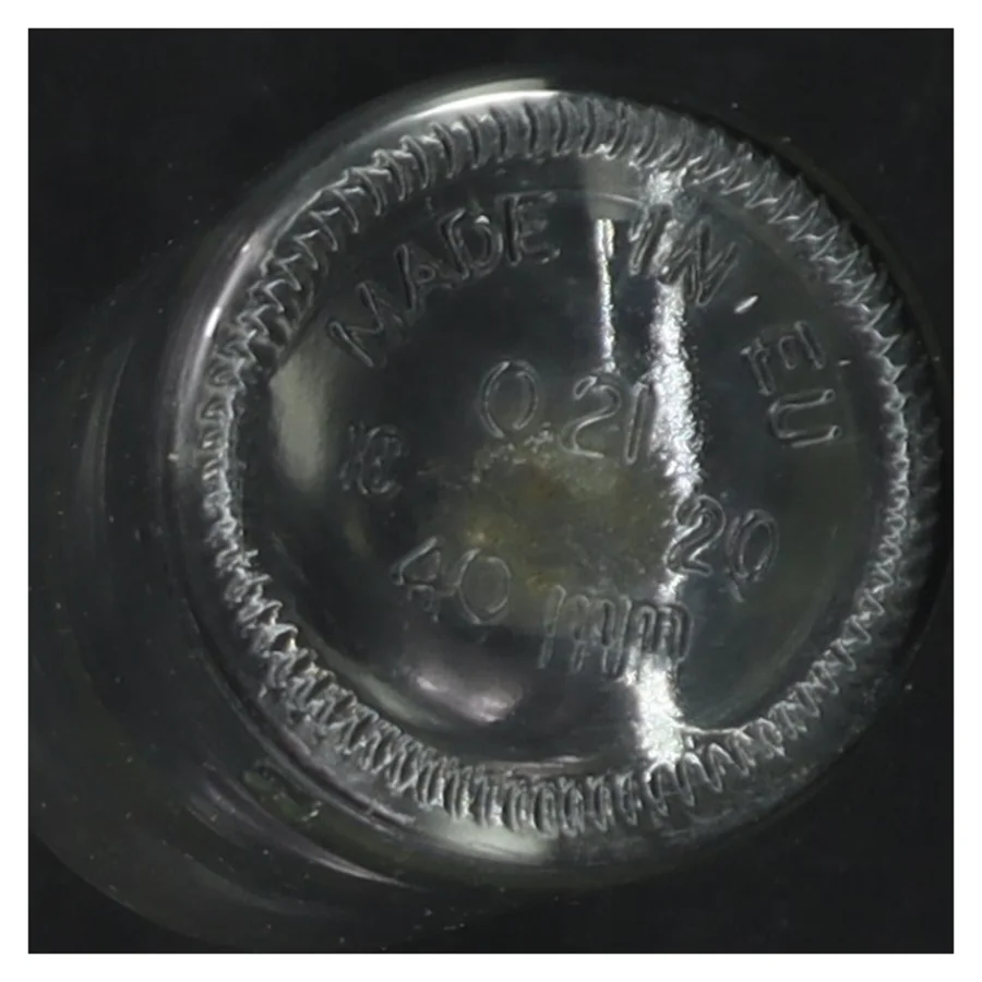 To glasflasker (str. 18 cm. 2 styk)