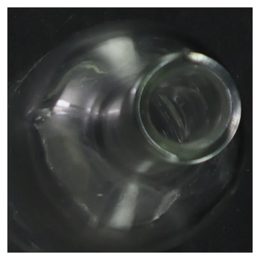 To glasflasker (str. 18 cm. 2 styk)