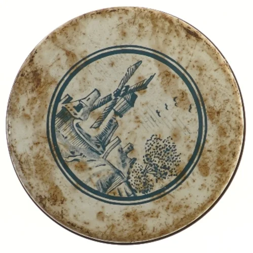 Vintage Safir blikdåse fra Safir (str. Ø 21,5x9 cm)