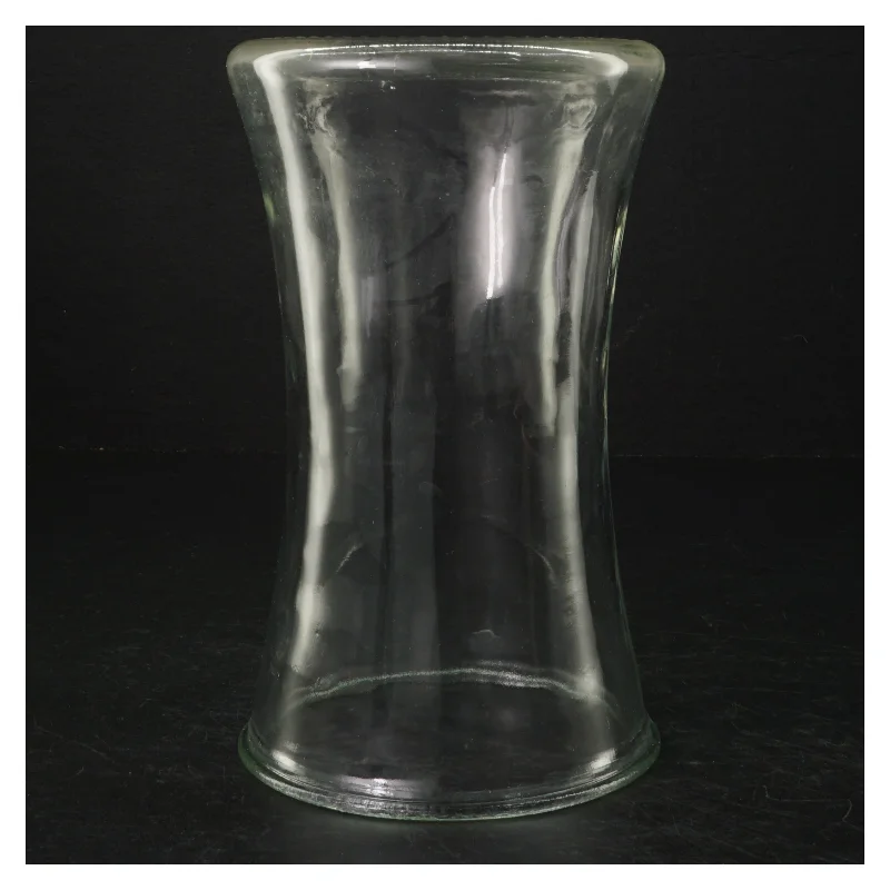 Glasvase  (str. H. 20 cm. ø. 12,5 cm)
