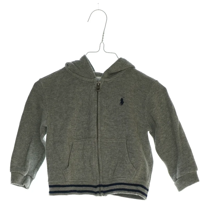 Hættetrøje med lynlås fra Ralph Lauren (Str. 18 mdr)