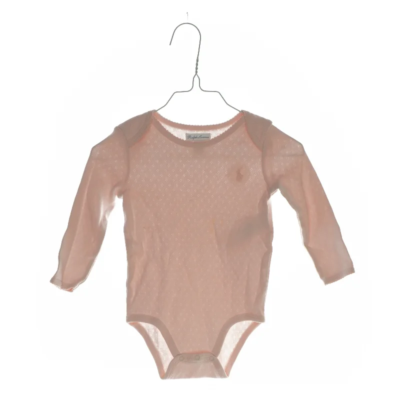 Langærmet bodystocking fra Ralph Lauren (Str. 9 mdr)