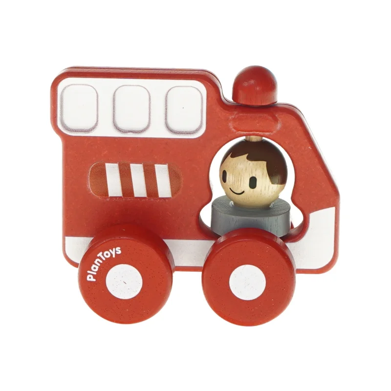 Brandbil fra Plan Toys (str. LBH 12x7x10 cm)