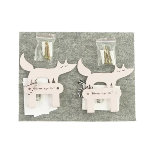 Knager (2 stk) fra Bloomingville (str. LB: 9x12 cm)