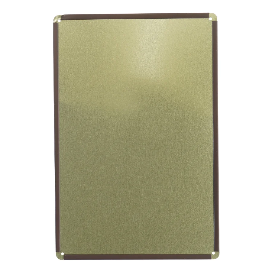 Metal skilt med citat (str. 30x20 cm)