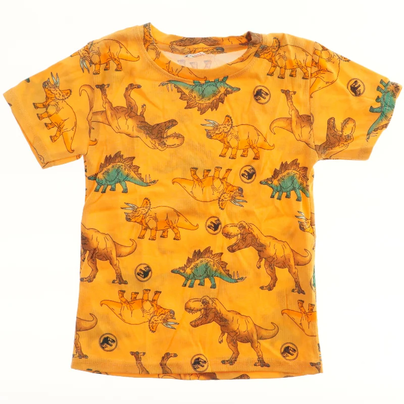 Børne T-shirt med dinosaurprint fra H&M (str. 122)