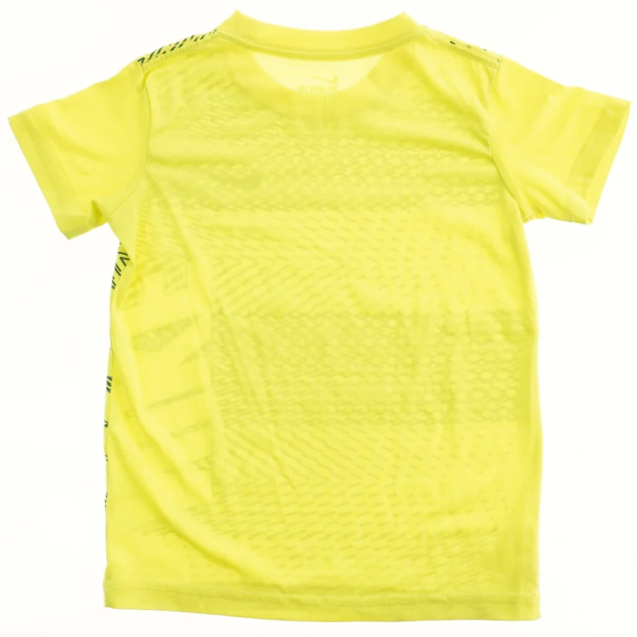 Gul T-shirt med print fra Nike (str. 110)