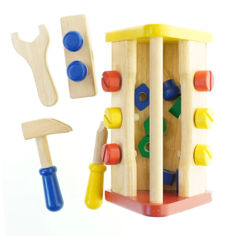 Træværktøjsæt til børn (str. 29x19 cm)