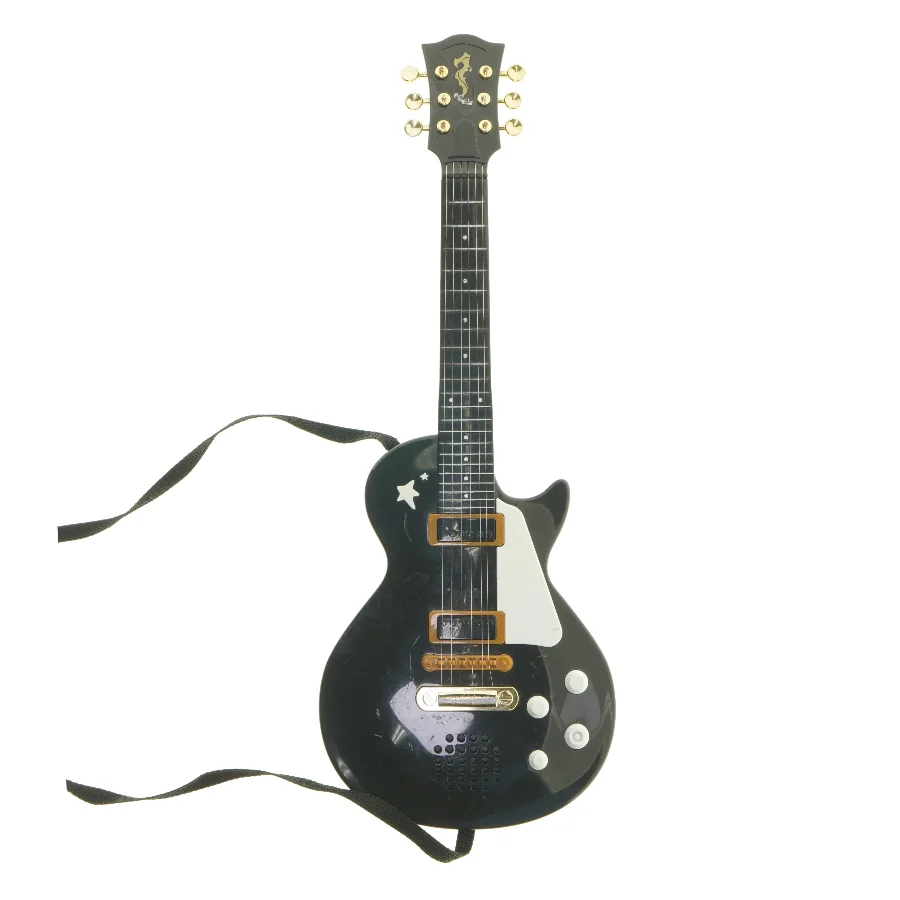 Legetøjs guitar med rem (str. 55,5 cm)