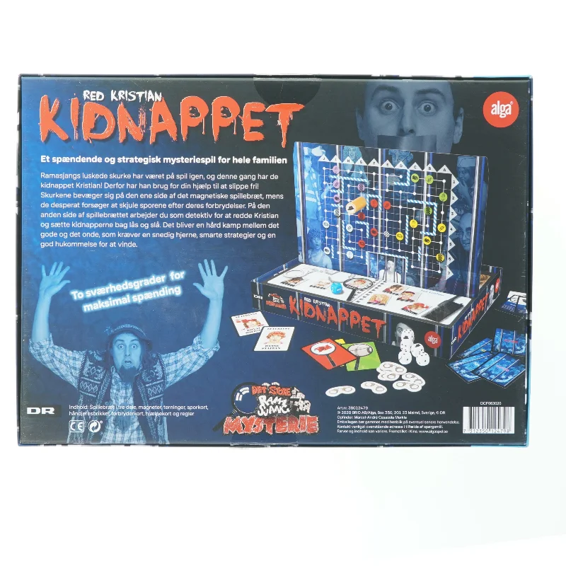 Red Kristian Kidnappet brætspil fra Alga (str. 37x27 cm)