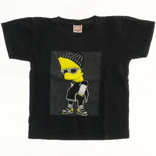 Sort T-shirt med tryk fra The Phantom (str. L)