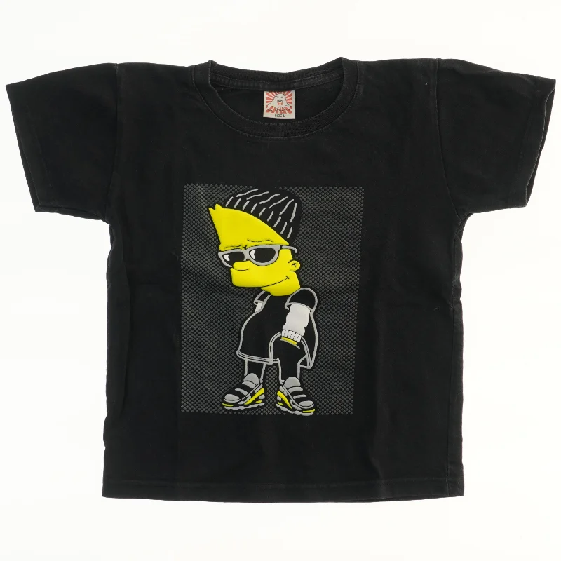 Sort T-shirt med tryk fra The Phantom (str. L)