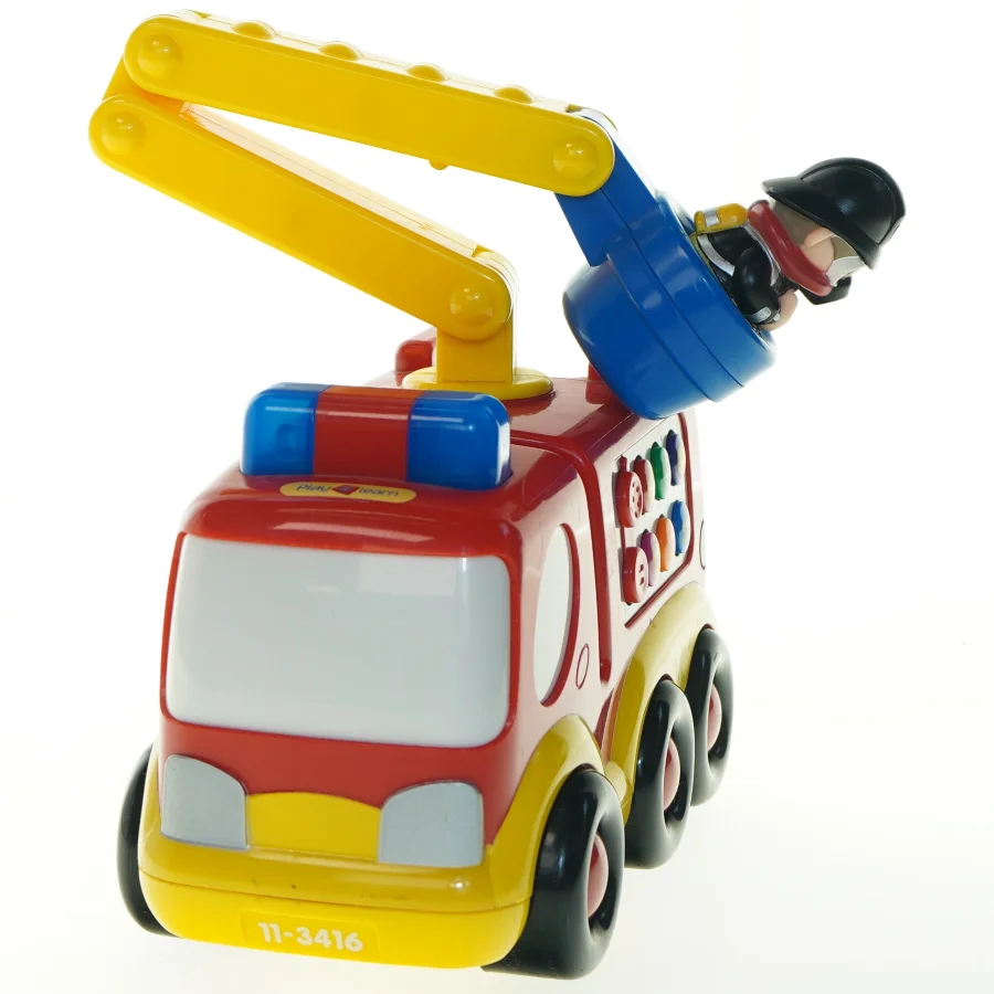 Legetøjs brandbil med figur fra Play 2 Learn (str. 23 cm)