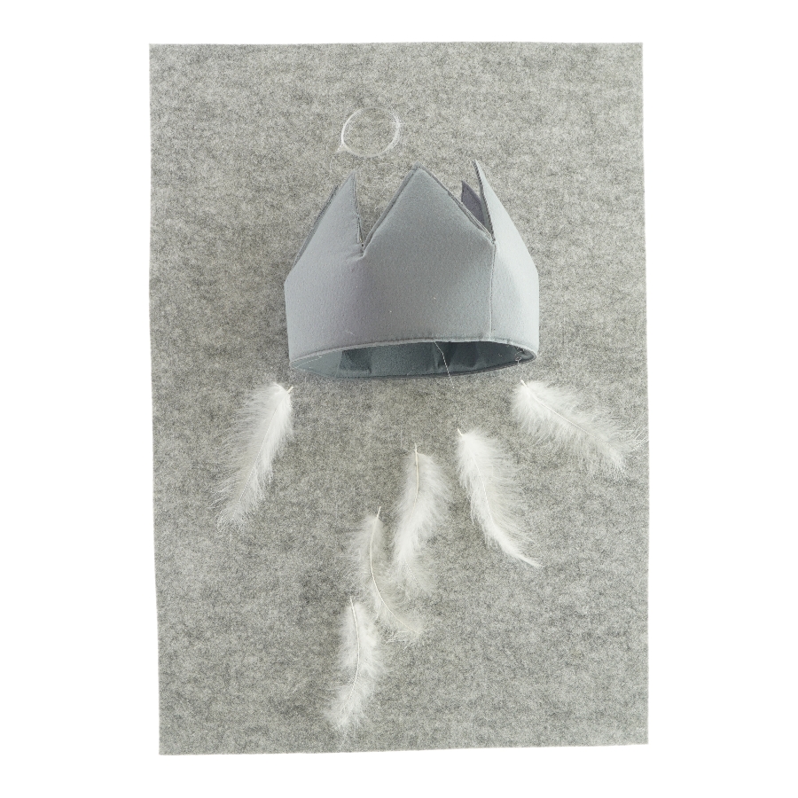 Uro - krone med fjer fra Petit by V 