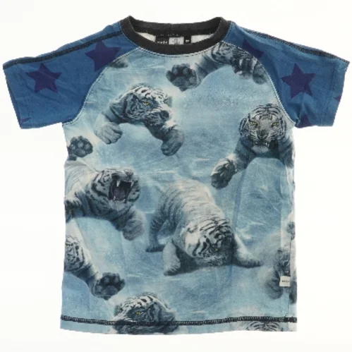 Børne T-shirt med tigerdesign fra Molo (str. 110)