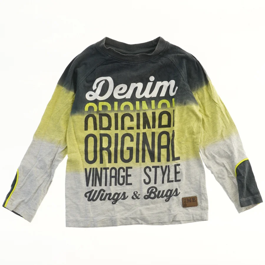 Langærmet t-shirt med tryk fra Me Too (str. 116)