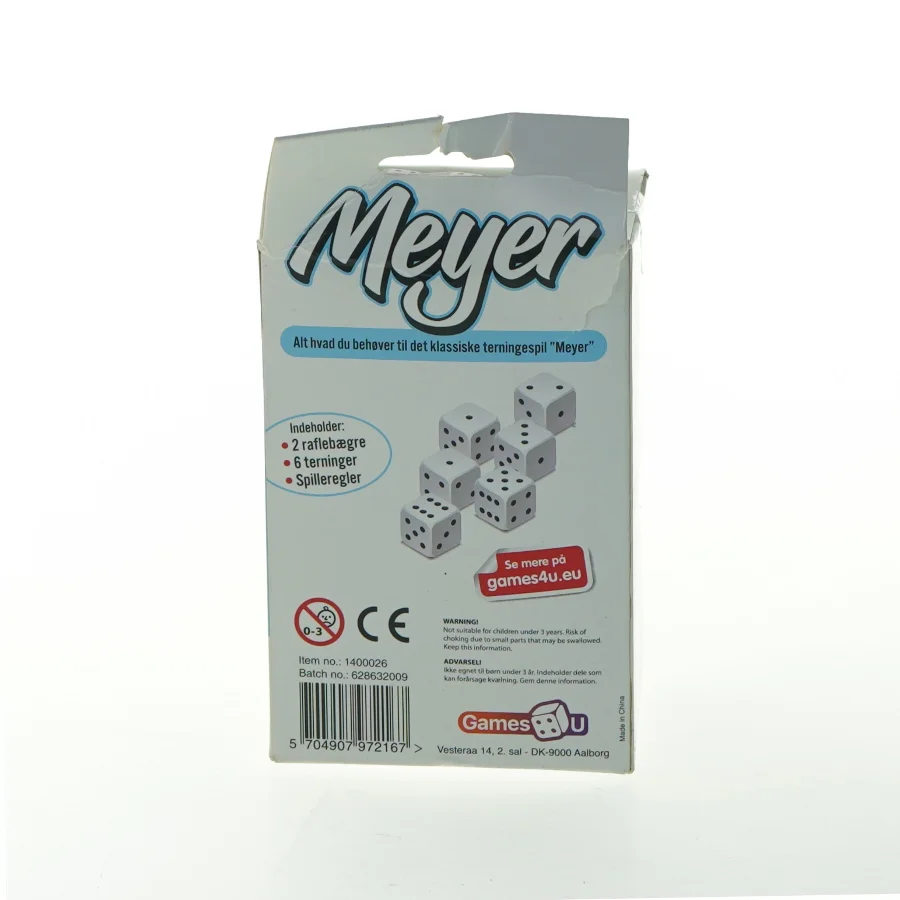 Meyer terningespil (str. 12x8 cm)