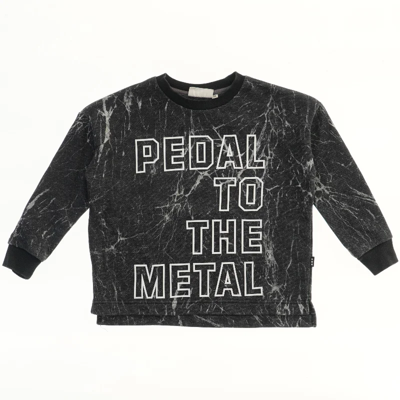 Langærmet sweatshirt med tekst fra Molo (str. 116)