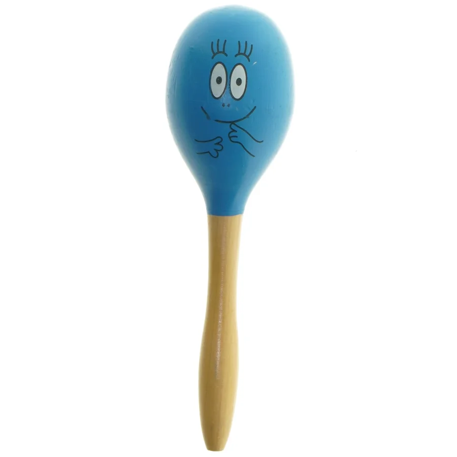 Blå maracas til børn fra Barbapapa (str. 20 cm)