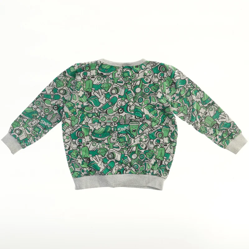 Børnesweatshirt med tryk fra VRS (str. 110)