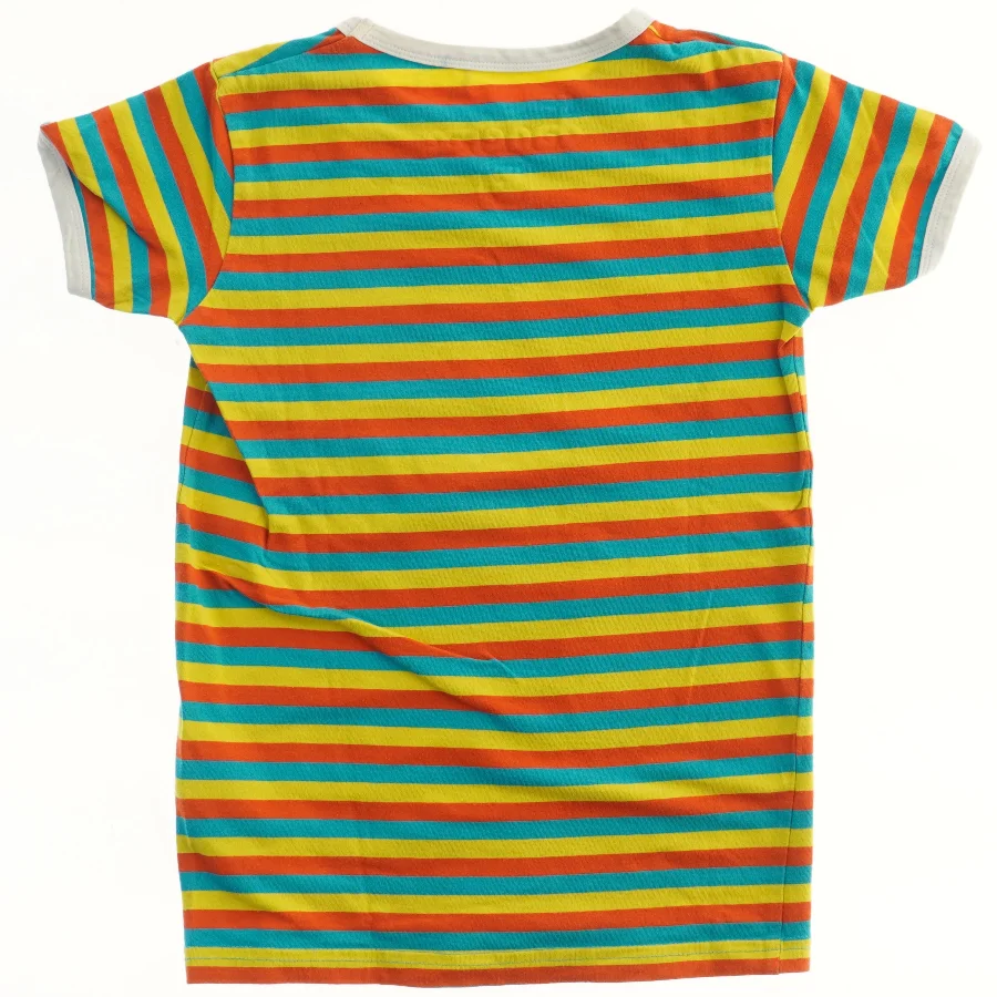 Stribet T-shirt med Vikingmotiv fra Danefæ (str. 110)