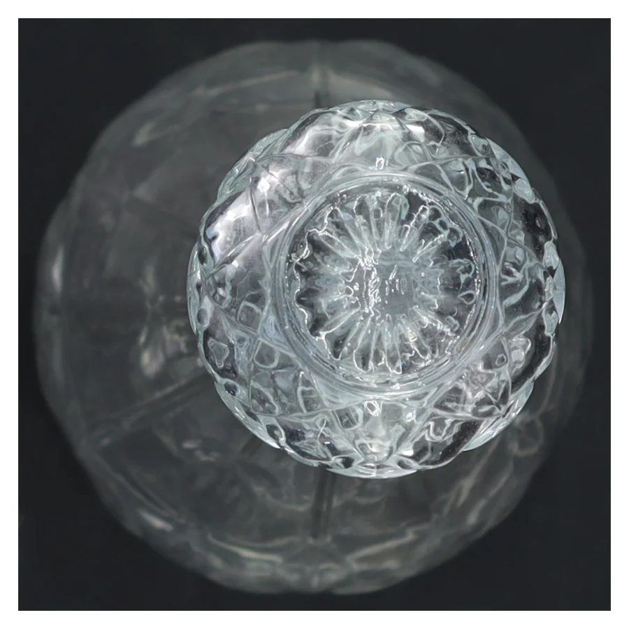 Glas karaffel med låg (str. 32x11 cm)