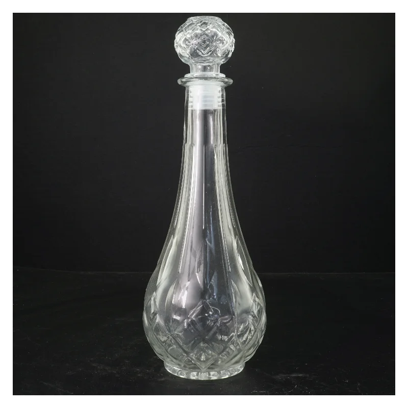 Glas karaffel med låg (str. 32x11 cm)