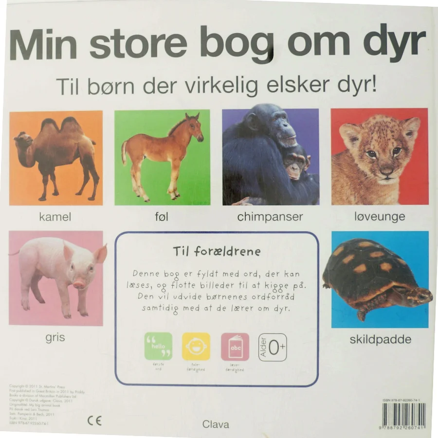 Min store bog om dyr af Roger Priddy (Bog)