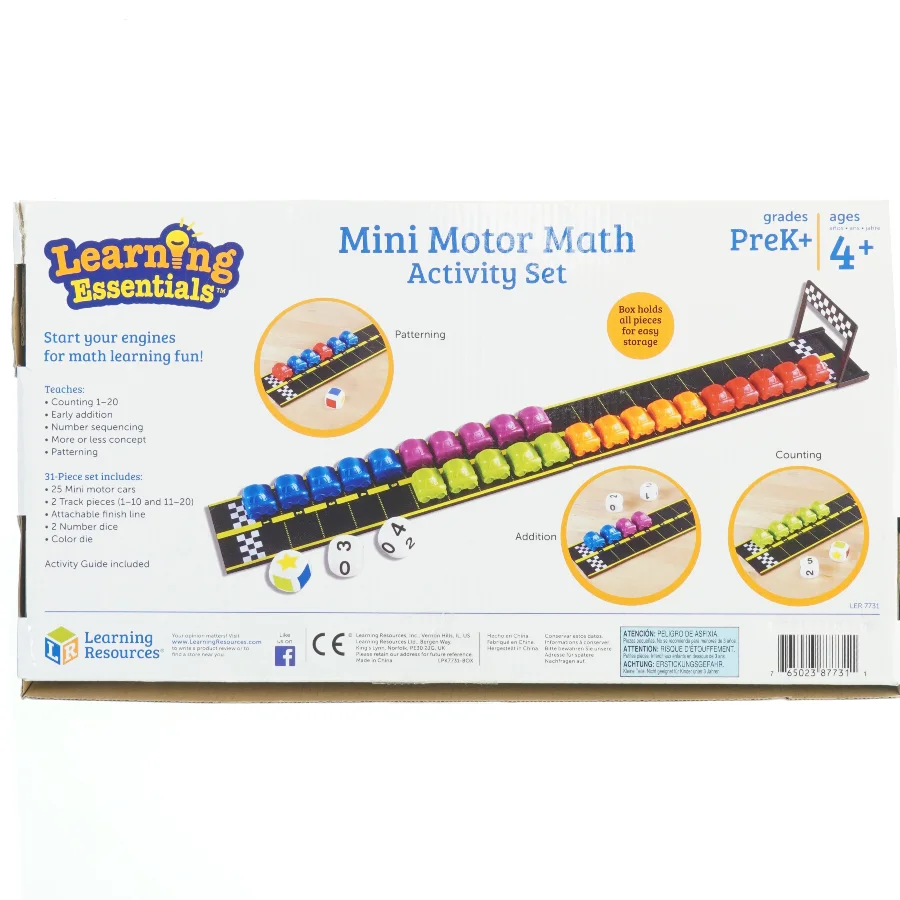 Mini Motor Math Activity Set fra Learning Resources