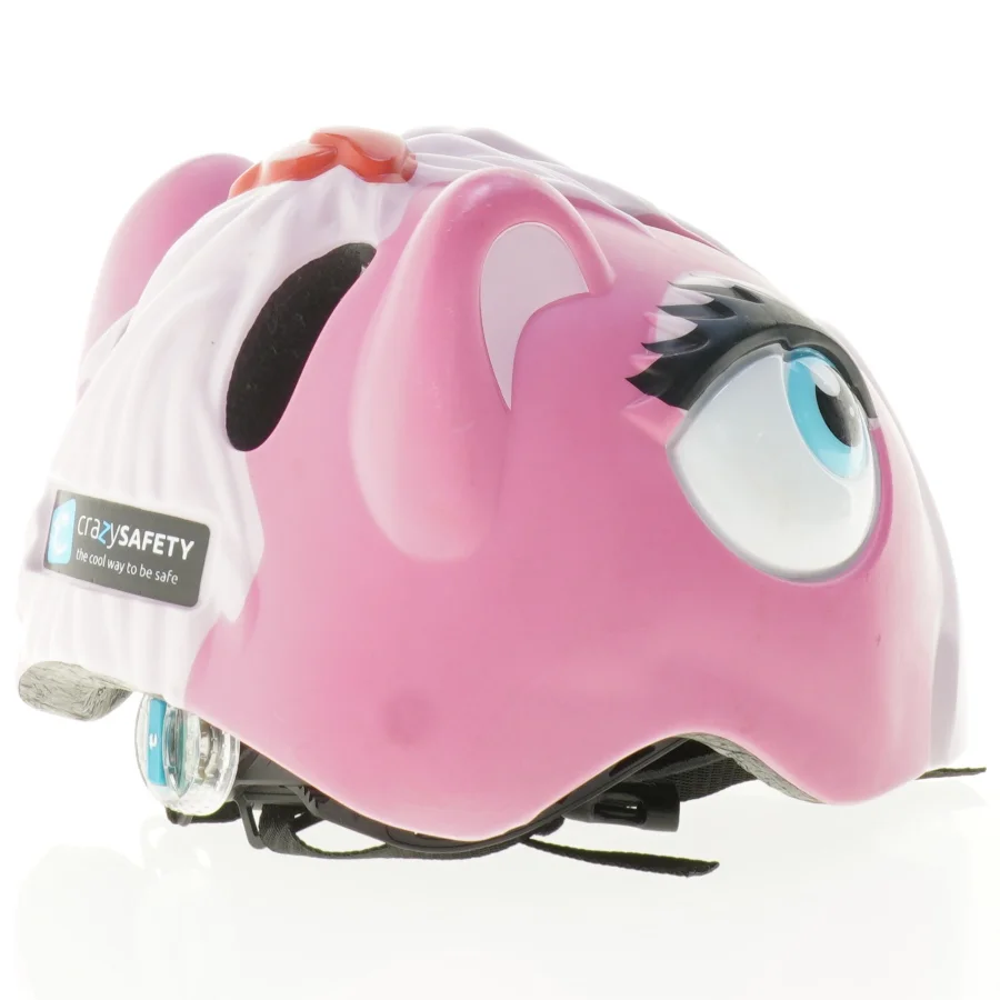 Børne cykelhjelm fra Crazy Safety (str. 49 til 55 cm)