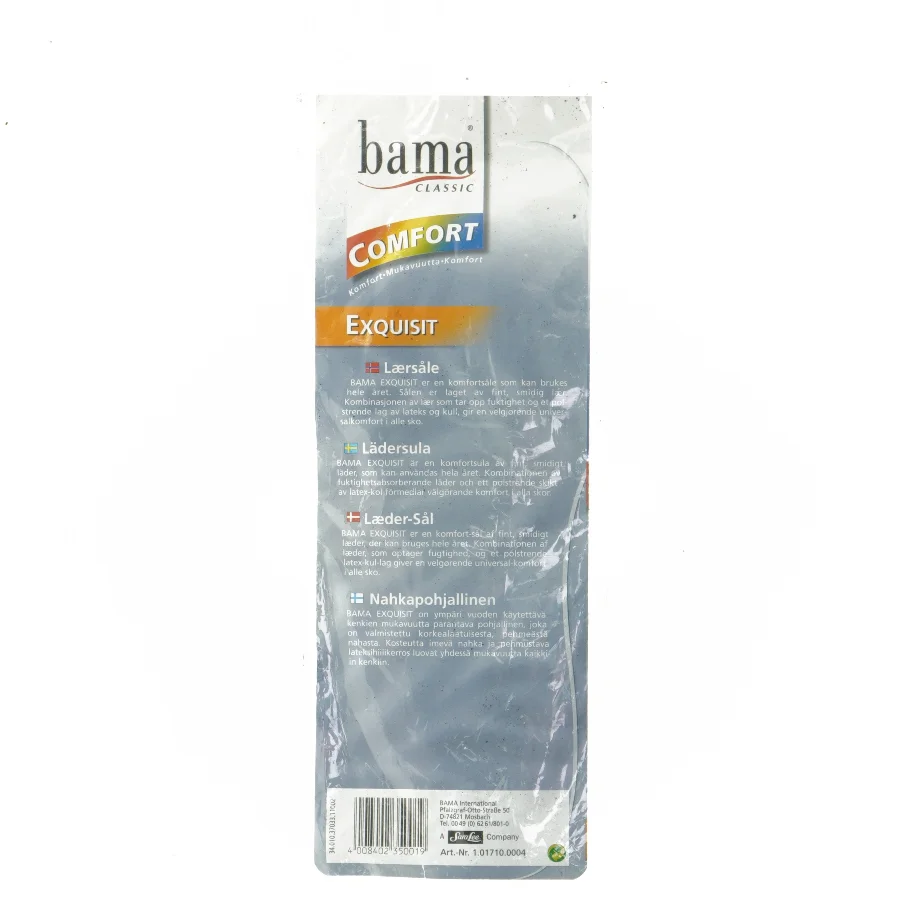 Sål til sko (str. 37-39). Bama Comfort lædersåler M fra Bama (str. M )