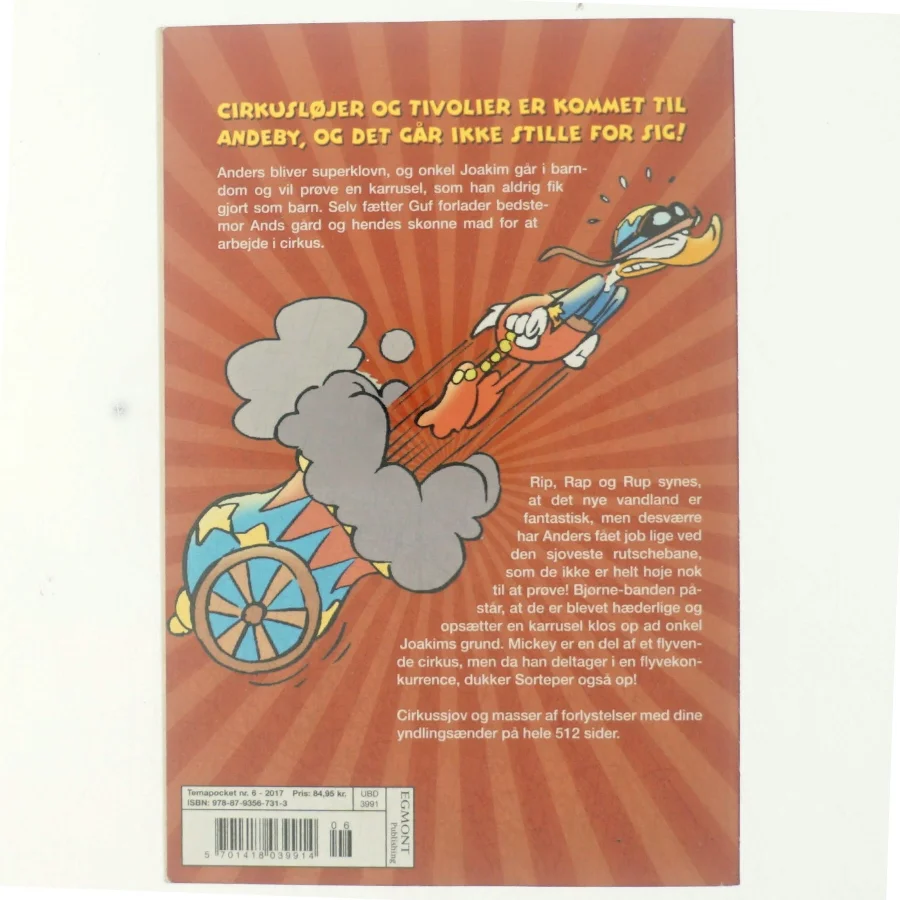 Jumbobog Cirkusænderne fra Disney